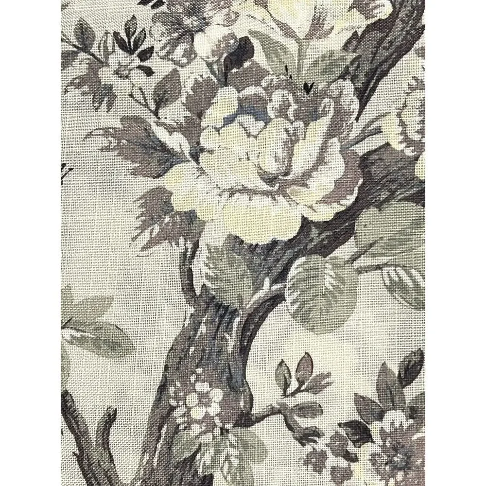 Laura Ashley Belvedere Peacock Curtains 2 Panels Navy Blue Green Ivory 38”x 96”